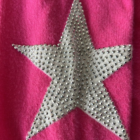 Pink long sleeved star top - Picture 3 of 4
